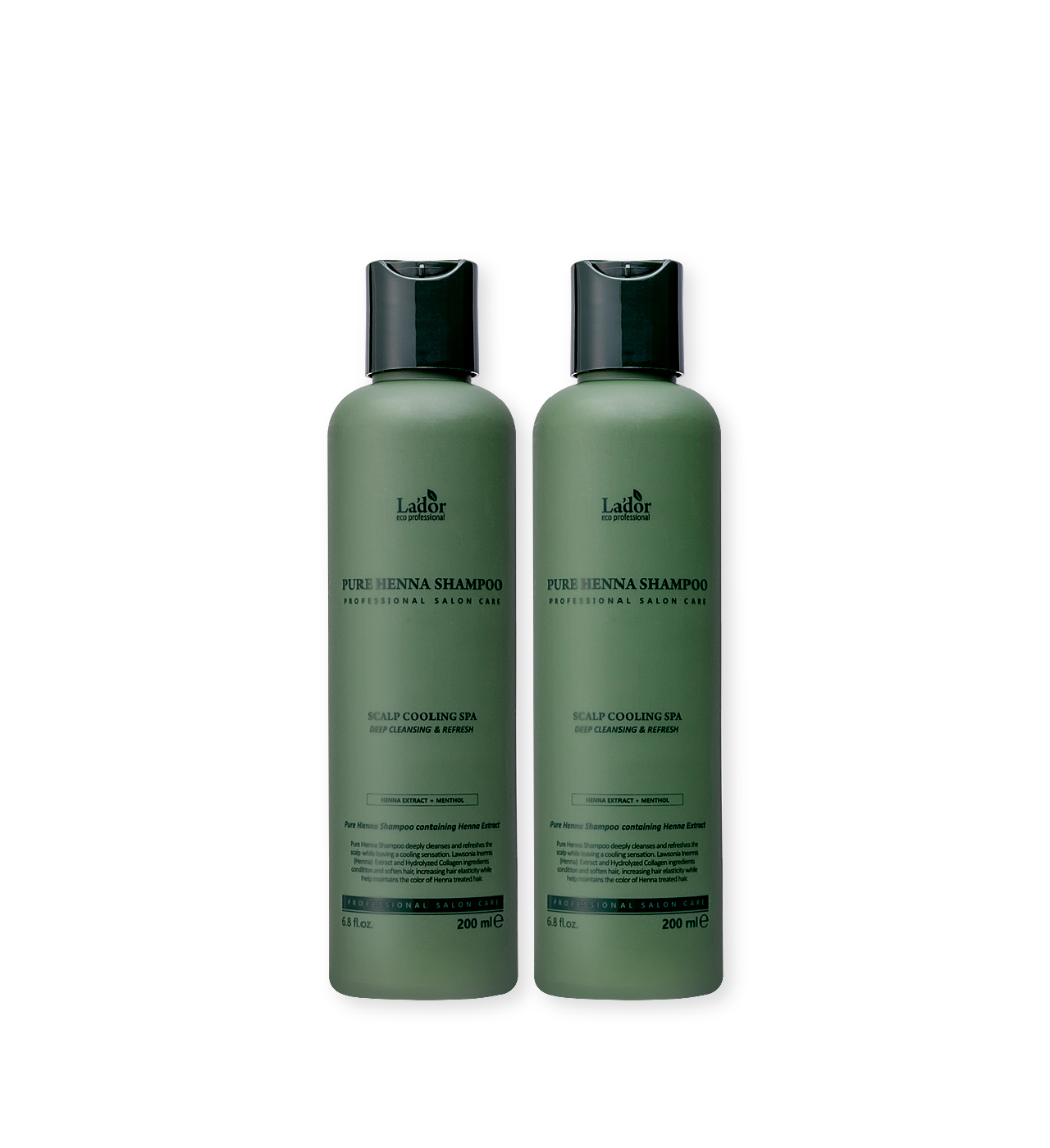 Pure Henna Spa Cooling Shampoo 200ml+200ml